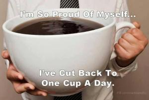 large cup of coffee